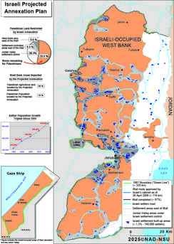 Israeli Projected Annexation Plan